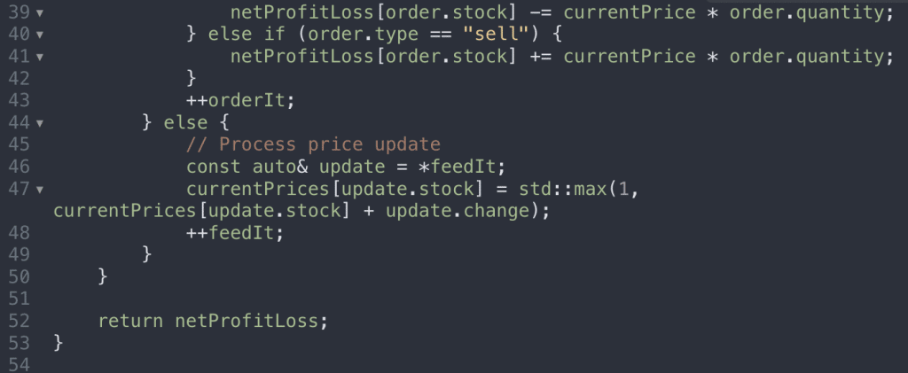 C++ Code Part 3