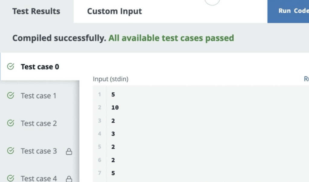K Smallest Substring example