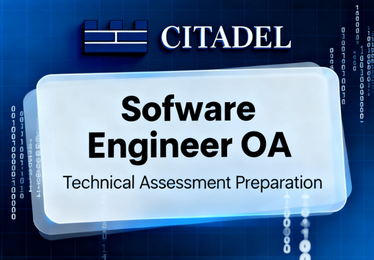 CITADEL Software Engineer OA
