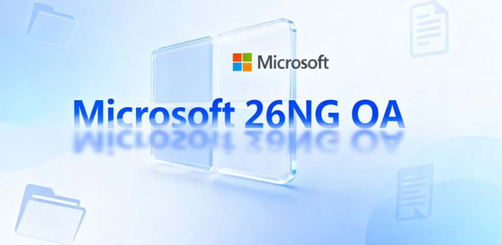 Microsoft 26NG OA
