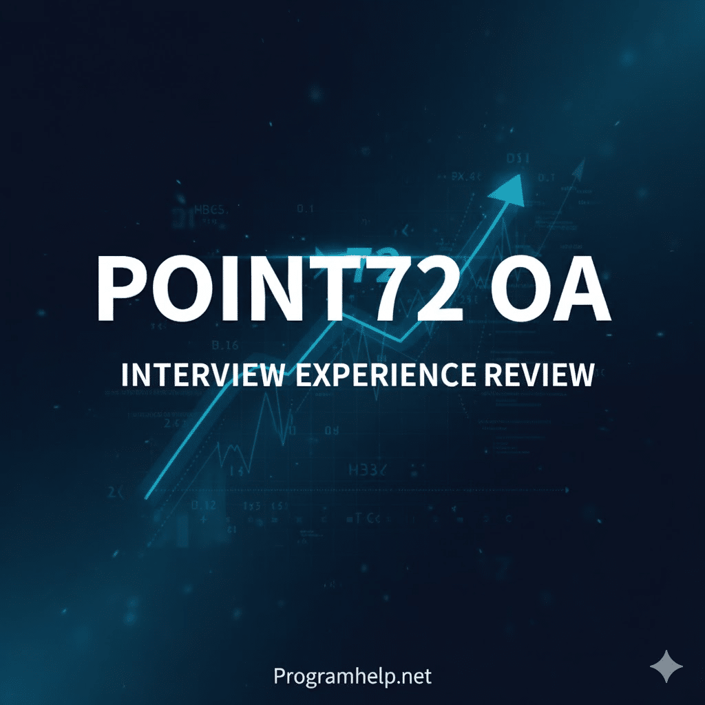 Point72 OA Interview Experience Review