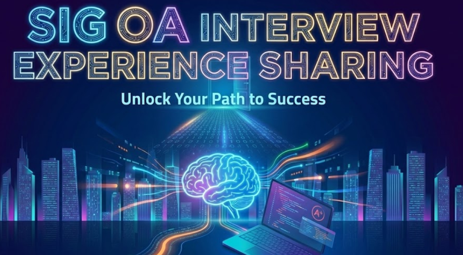 SIG OA 覆盤：為什麼 90% 的人死在了那道“數學題”上？