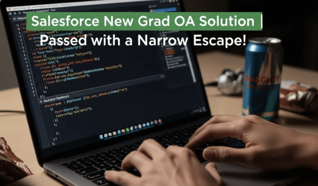 Salesforce new grad OA solution