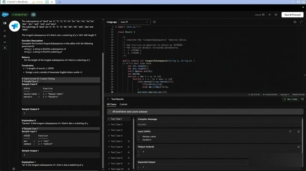 Salesforce OA interview experience sharing｜Analysis of two high-frequency algorithm questions (linked list deduplication & LCS)