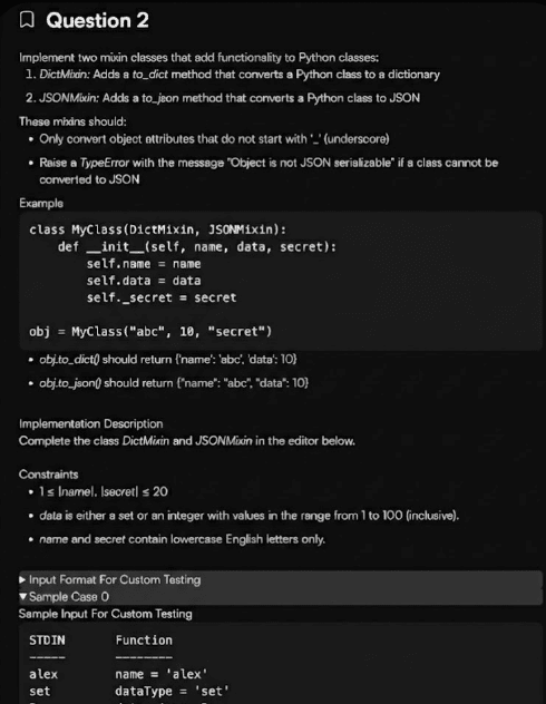 Point72 OA Question 2