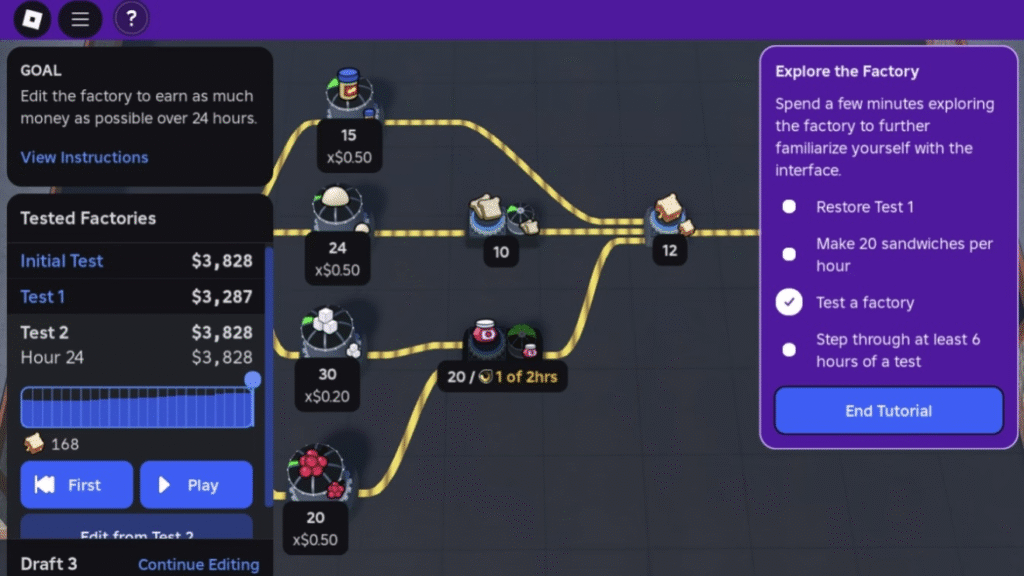 Factory Simulation Game