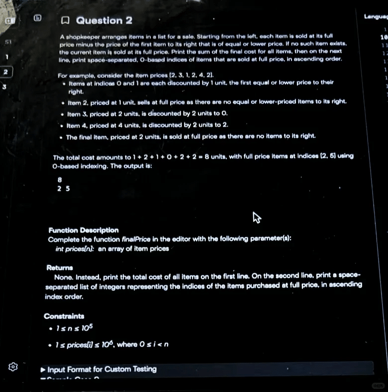 题目 2：商品最终定价计算