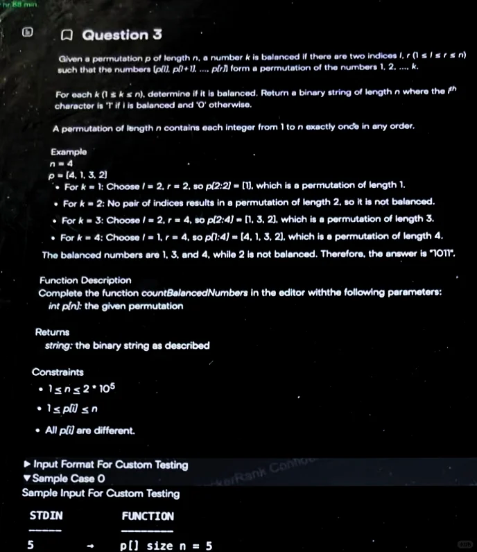 题目 3：平衡数字判定