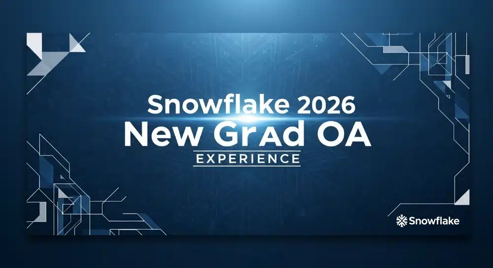 Snowflake New Grad OA 2026｜最新真题风格 + 速通体验分享