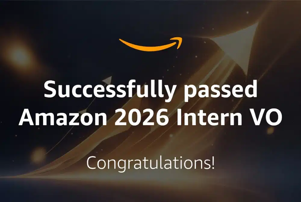 Amazon VO Interview 順利透過 | Amazon 4月末 VO 真實面經分享